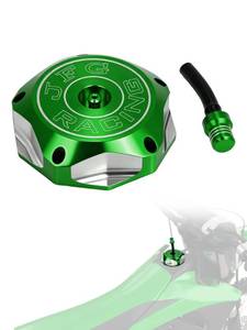 lot 2206 image: JFG RACING Billet Gas Fuel Tank Cap Cover for KX85KX100KLX110LKX250F