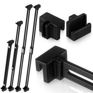 lot 2991 image: Humyoun Metal Adjustable File Cabinet Rails Set, 10-18 Inch