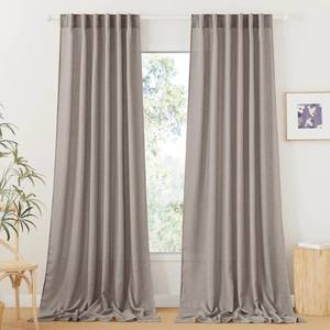 lot 5243 image: RYB HOME Sheer Curtains 102 inches Extra Long