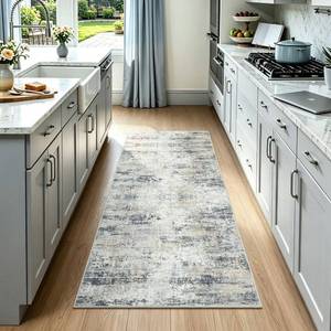 lot 5244 image: RUGVIGO Washable Runner Rug Non-Slip 2.6x8