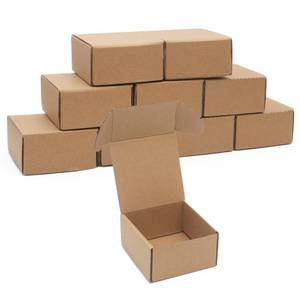 lot 5246 image: Youngkee 10 Pack Corrugated Shipping Boxes 4x4x2