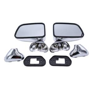 lot 5256 image: TAKPART Chrome Manual Side View Mirror Set 87-88 Toyota (only one mirror)
