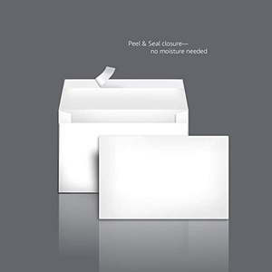 lot 5269 image: White Peel & Seal Closure Envelopes in Open Retail Box