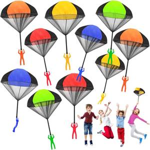 lot 6288 image: 10-Pack Parachute Toys