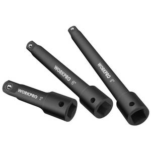 lot 6296 image: WORKPRO 12 Drive Impact Extension Bar Set