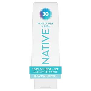 lot 6320 image: Native 100% Mineral Zinc Oxide Sunscreen SPF 30 Lot of 2 Bottles