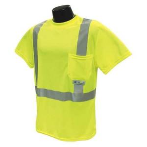 lot 6362 image: Radians ST11 Class 2 Hi Vis Shirt Moisture Wicking Cooling T-Shirt, XL