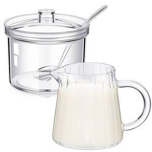 lot 6375 image: Baderke 3 Pcs Cream and Sugar Set, Creamer and Sugar Set