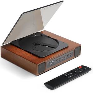 lot 7622 image: THINKYA K10 Bluetooth CD Player with Speakers  Retail $129.99