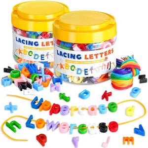lot 7642 image: XINHUIDALSQ 556 Pc Alphabet Lacing Beads Set