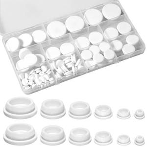 lot 8170 image: 62-Piece Silicone Rubber Plugs 6 Sizes