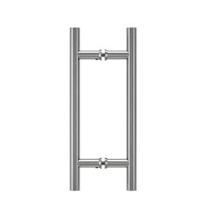 lot 8180 image: Bathlink 8 Round Shower Door Handle, 304 Stainless Steel
