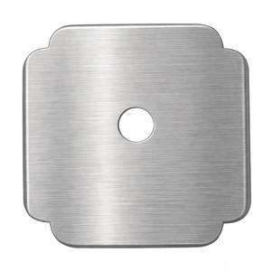 lot 8182 image: Trust4care 4-Pack 1.7 Nickel Backplates for Bifold Cabinet Knobs