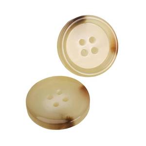 lot 8197 image: Vingol Resin Sewing Buttons 4-Hole 21mm Khaki 20pc