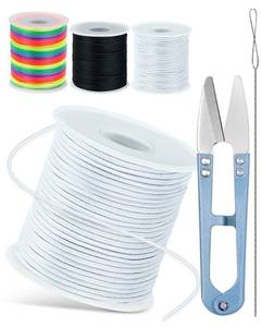 lot 8217 image: FIVEIZERO Elastic Cord 3-Roll Set 1mm-1.5mm