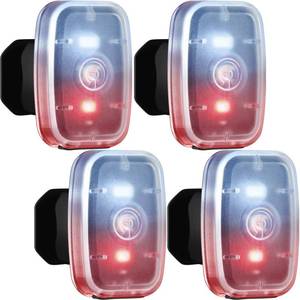 lot 8223 image: Mudder Rechargeable LED Safety Lights, 4-Pack