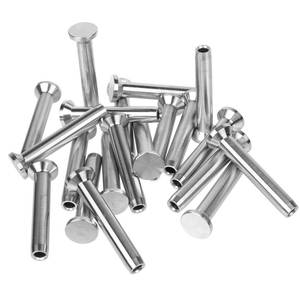 lot 8235 image: BLIKA 20-Pack 316 Stainless Steel Stemball Swage Dead Ends