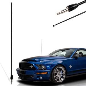 lot 8257 image: Covnikyer 13 Inch Black Replacement Antenna Mast with Ball Tip