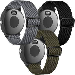 lot 8295 image: Elastic Bands for Garmin Forerunner 55165645245 Music Watch Band, Garmin Vivoactive 653 Bands, 20mm Nylon Sport Wristband for Garmin VenuSqSq 2Vivomove HRSport Men Women 3Pack