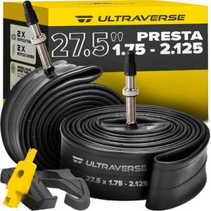 lot 8299 image: Ultraverse Bike Inner Tube for 27.5 X 1.751.952.102.125 inch tire