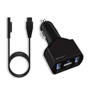 lot 8300 image: BatPower 110W Surface Laptop Car Charger Compatible with Microsoft