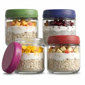 lot 13315 image: 10 oz 4-Pack Glass Mason Jars with Lids
