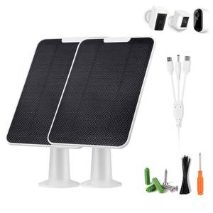 lot 13326 image: WININMETA Solar Panel Charger 2-Pack 5W
