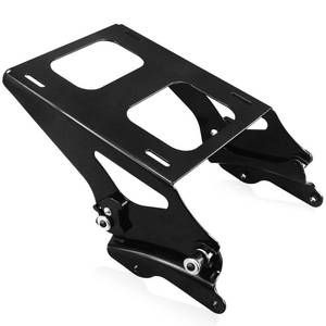 lot 13348 image: SWESGI Black Two-Up Tour-Pak Mounting Rack with Rotary Latches