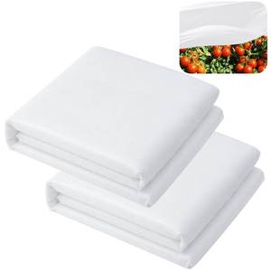 lot 13352 image: DECOHS 2-Piece White Non-Woven Fabric Sheets 10ft x 30ft