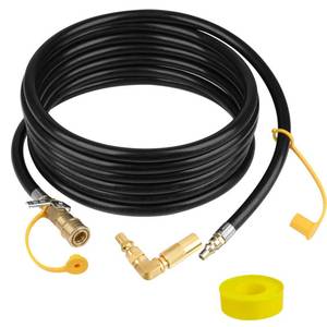 lot 13389 image: Iococee Upgraded 18FT RV Quick Connect Propane Hose for RV to Grill