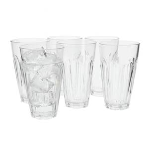 lot 13396 image: NuGlass 22 oz Unbreakable Tritan Hiball Classic, Set of 6 �� Clear Shatter-Resistant Tumblers, BPA-Free Dishwasher-Safe Plastic Cups for Everyday Dining, Patio and Outdoor Use