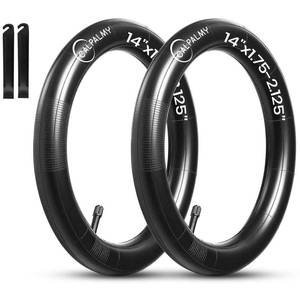 lot 14134 image: CALPALMY 14 Kids Bike Inner Tubes 2-Pack with Tire Levers