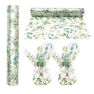 lot 14172 image: Whaline Eucalyptus Cellophane Wrap Roll 32 x 100 Ft