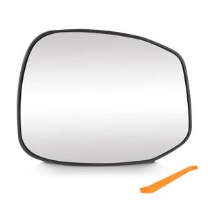 lot 14242 image: Driver Left Side Heated Mirror Glass Fits for Honda Civic 2012 2013 2014 2015 Manual only Replacement for 76253TR3A01