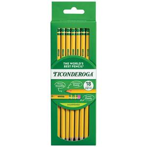 lot 14263 image: Ticonderoga Wood-Cased Pencils, Pre-Sharpened