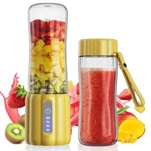 lot 14265 image: COKUNST 18oz Personal Size Blender Yellow