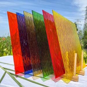 lot 19519 image: Unicoshape Mosaic Stained Glass Sheets 12 x 12, 6-Pack