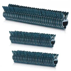 lot 20026 image: PERSZEN Plant Support Clips, 80 PCS Gentle Flower Plant Clamps for Supporting Vine Climbing Plants, Gardening Lever Loop Gripper Clips Help Stems Vines Grow Straight Upright, 2 Sizes in one Pack