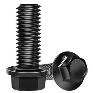lot 20382 image: EASTPUK M10x25mm Flanged Hex Head Bolts Kit, 40-Piece
