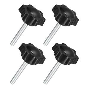 lot 20391 image: uxcell M6 x 40mm Star Knobs, 4-Piece Plastic Set