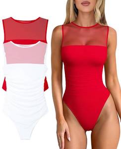 lot 20462 image: Red and White Body Suits XL