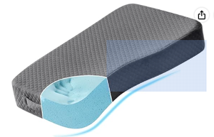 lot 1905 image: Memory Foam Knee Pillow for Side Sleepers - - Stock image may not match actual product images