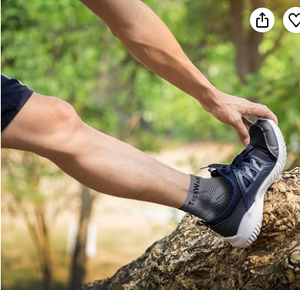 lot 6404 image: Techniband Compression Sleeve Ankle Brace Support - Stock image may not match actual product image