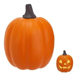 lot 9813 image: Nuokin Halloween Artificial Pumpkins Foam Decorations Thanksgiving Home Decor Yard Decorations Autumn Harvest Fall (1 PCS, ONE Size)