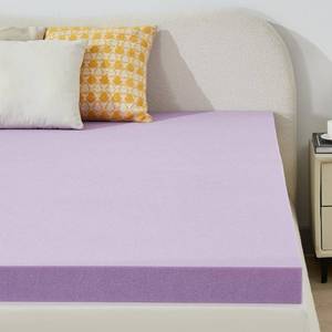 lot 11043 image: BDEUS 2 Inch Gel Memory Foam Mattress Topper Ventilated Soft Pressure Relieve Mattress Pad, Breathable Bed Topper, CertiPUR-US Certified, Twin Size
