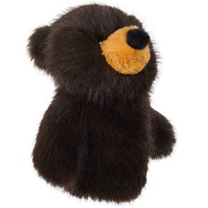 lot 12705 image: LZFAN Golf Club Covers for Woods and Drivers Funny Driver Headcover Animal Golf Club Head Covers Golf Gifts for Men Women Plush (Brown Bear for Fairway)