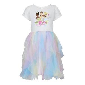lot 12717 image: Disney Princess Tiana Belle Cinderella Girls Dress for Toddler to Big Kids Size 4