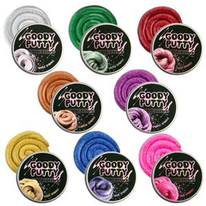 lot 12728 image: Dazzle Putty Toy Goody Putty Mini Tins 8 Pack