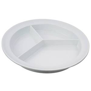 lot 12732 image: Sammons Preston Partitioned Scoop Dish, Divided Melamine Plate, Elderly