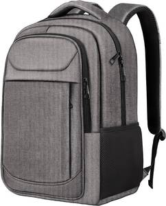 lot 12754 image: JARWAM 15.6 Travel Laptop Backpack for Men Women, Grey